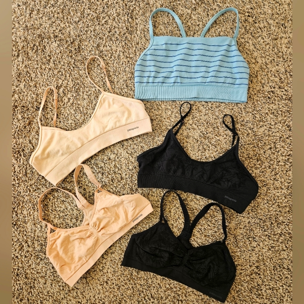 Patagonia Bras Set of 5 Size M